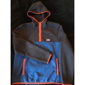 L.L. Bean Sweater Fleece Hooded Pullover